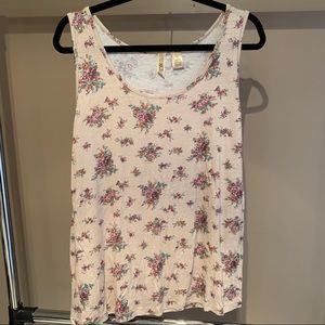 BKE Floral Print Tank Top - Size XL